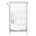 Globe Scientific Beaker, Globe Glass, 20mL, Low Form Griffin Style, Dual Graduations, ASTM E960, 12/Box, 12PK 8010020
